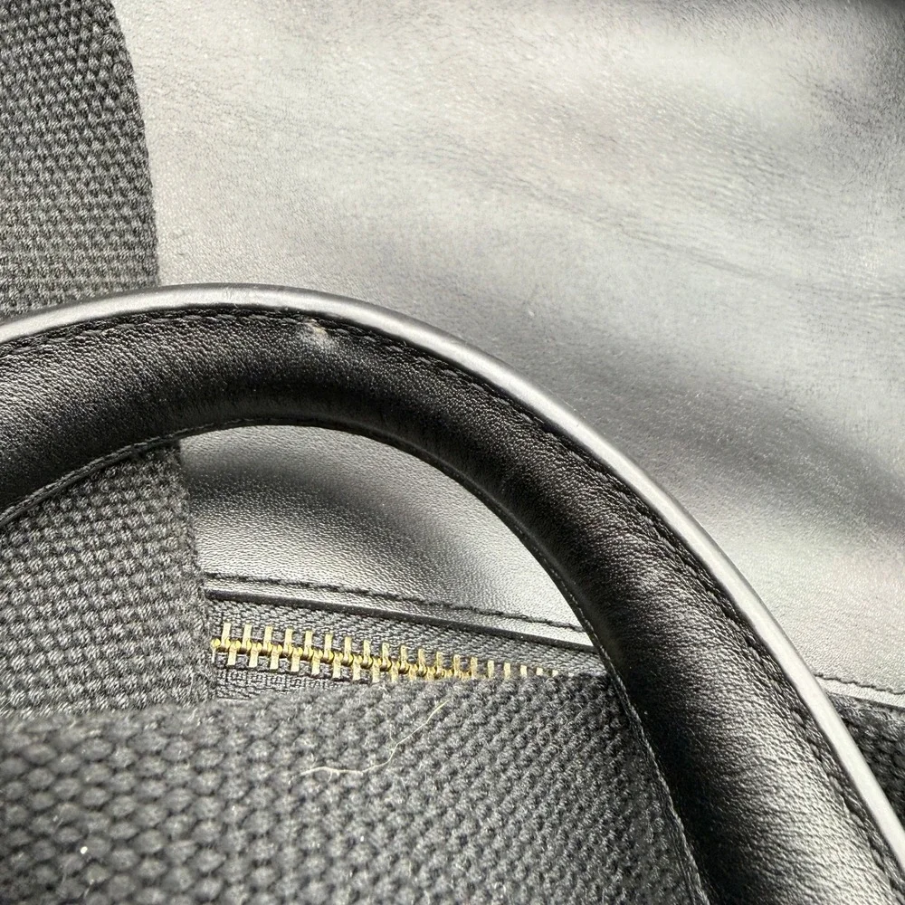 Fossil Haskell Workbag Black Leather Laptop Crossbody Tote Career Business - Picture 12 of 15